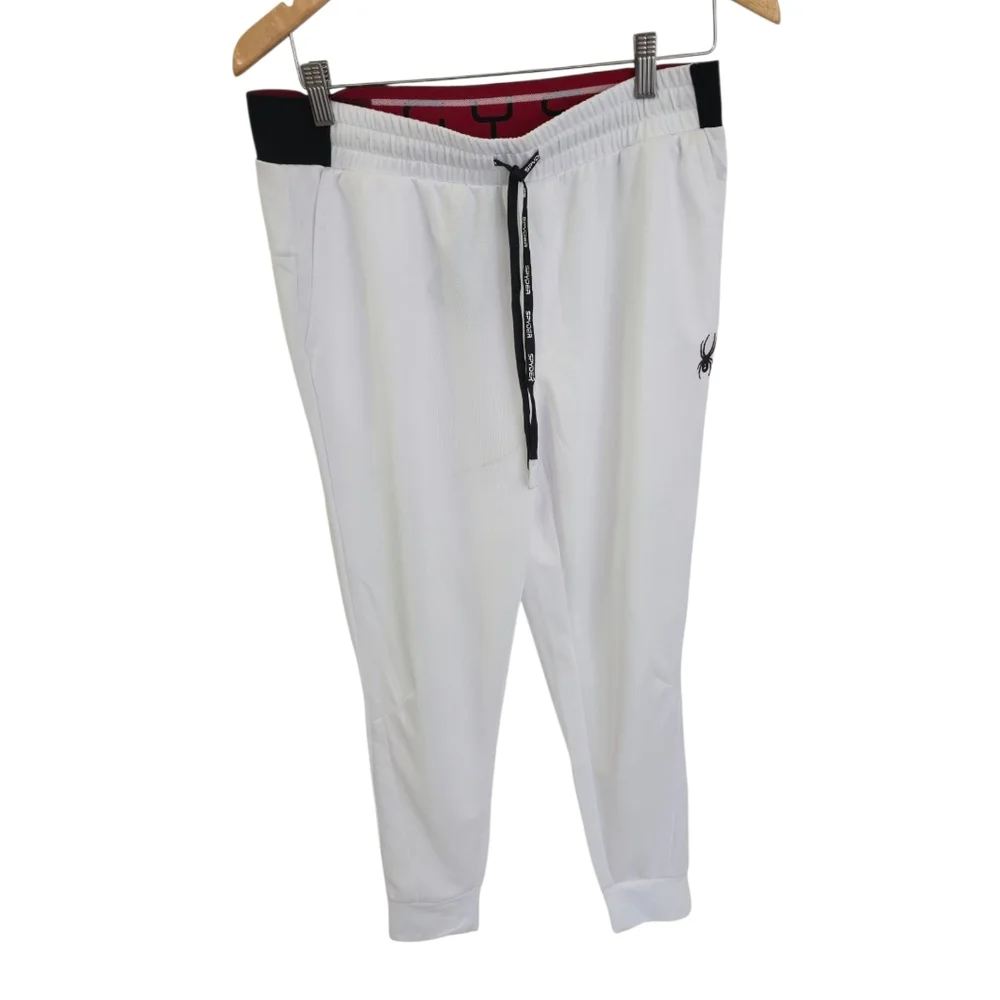 NWT Spyder Men's Active Joggers White Size Medium